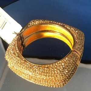 Gold Color/Rhinestone Bling Bracelet